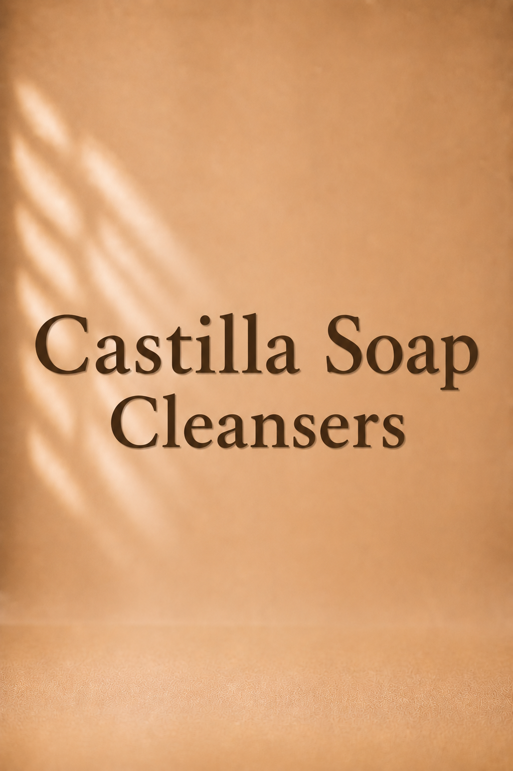 Castilla Soap Cleansers