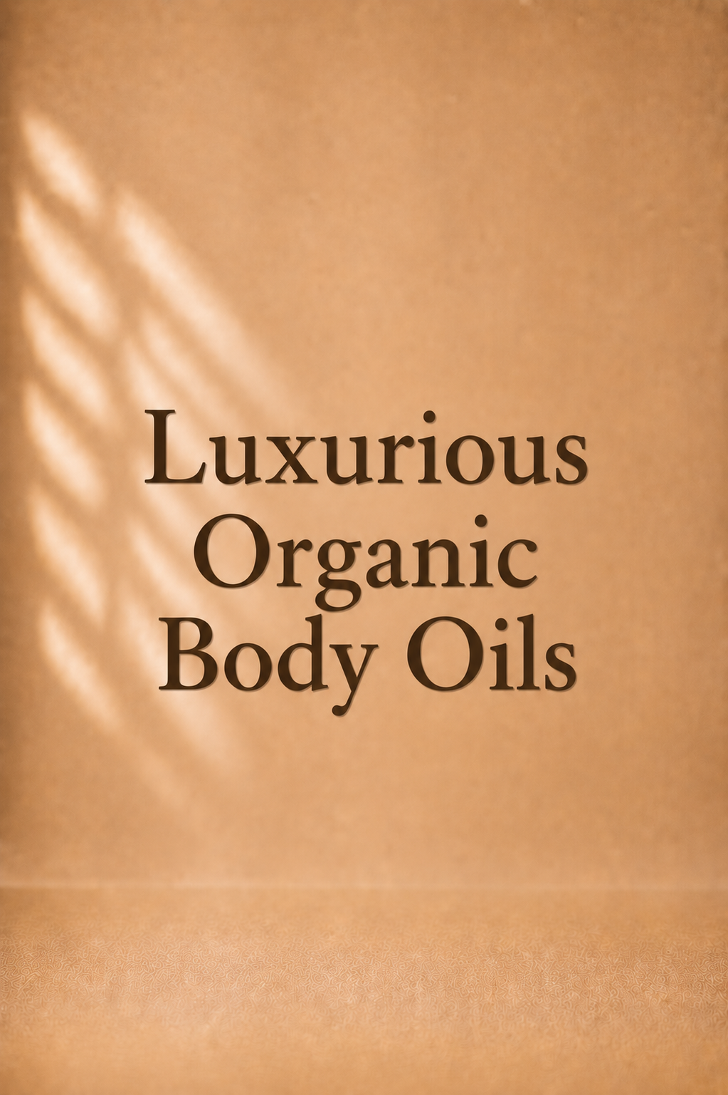 Luxurious Organic Body Oils