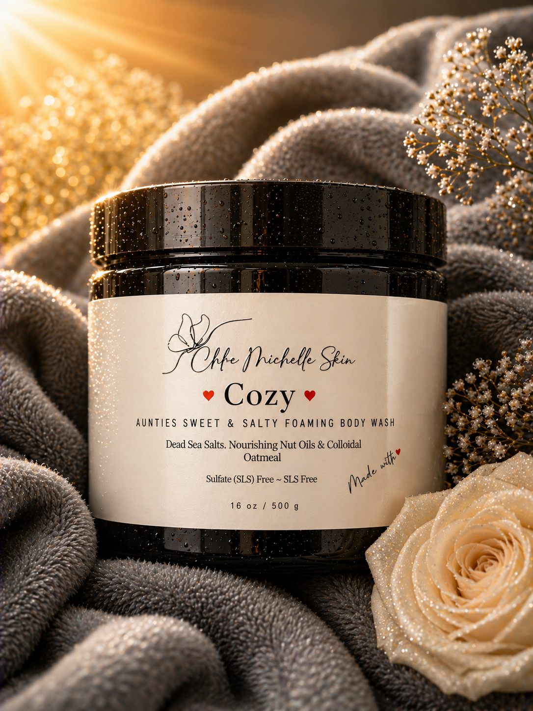 Aunties Sweet & Salty Foaming Body Wash - Cozy