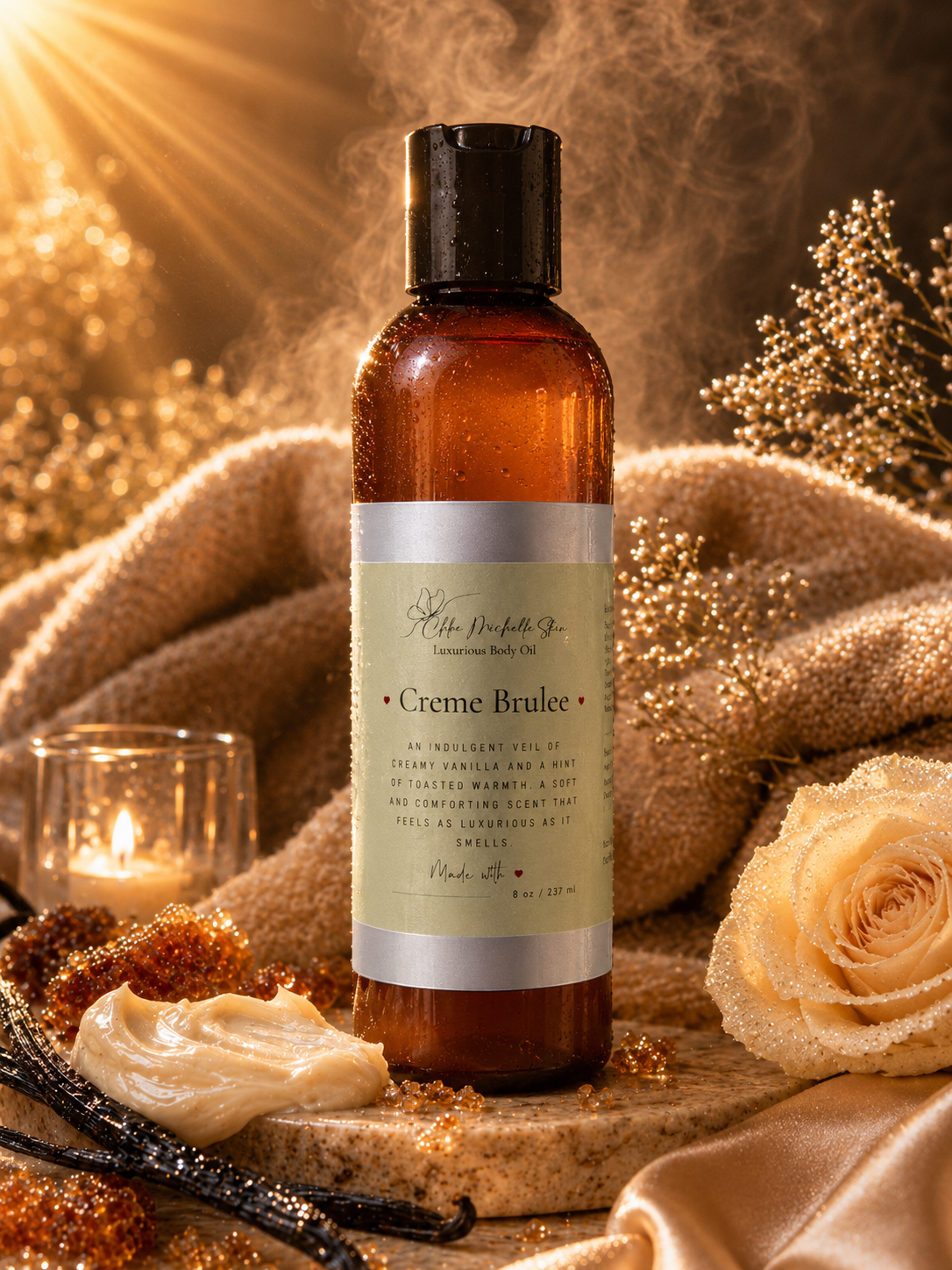 Luxurious Body Oil - 'Creme Brulee'