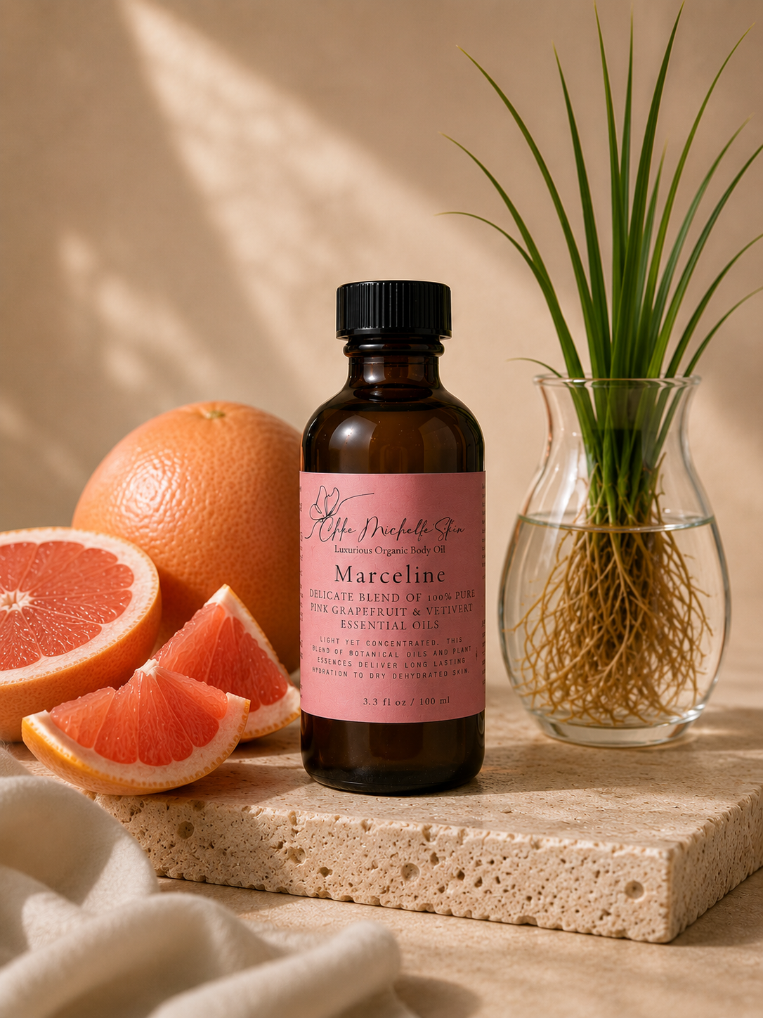 Luxurious Organic Body Oil - 'Marceline'