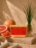 Aunties Sweet & Salty Organic Sugar Scrub – ' Marceline ' Pink Grapefruit & Vetivert